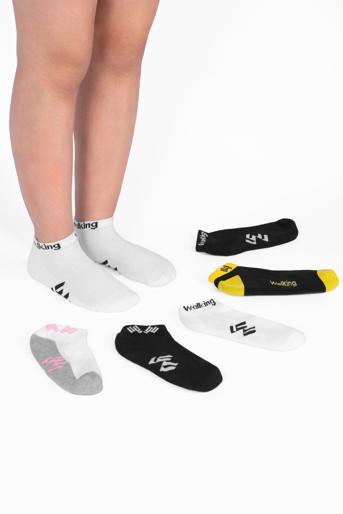 Pack x3 Medias Taloneras Para Damas Walking WALKA-TR-01 – Estilo y Rendimiento - WALKING
