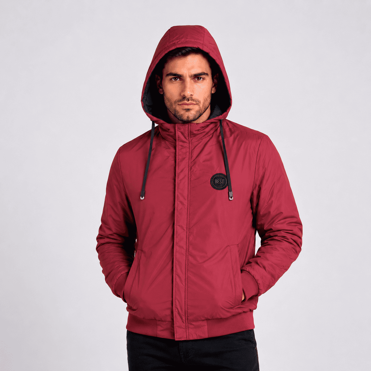 Casaca Reversible para Hombre F8052 Azul / Guinda