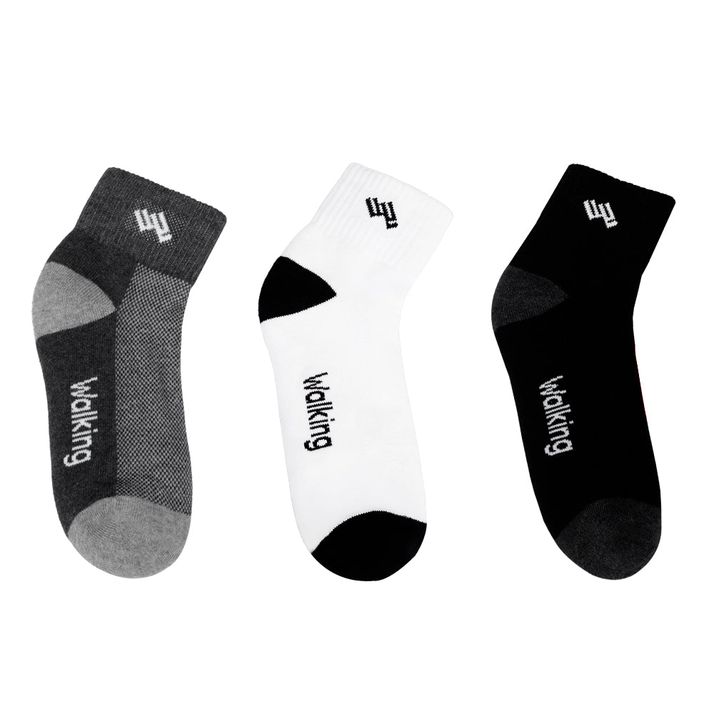 Pack x3 Medias Tobilleras Damas Walking WALKL-TRI-01 – Confort y Estilo Deportivo - WALKING