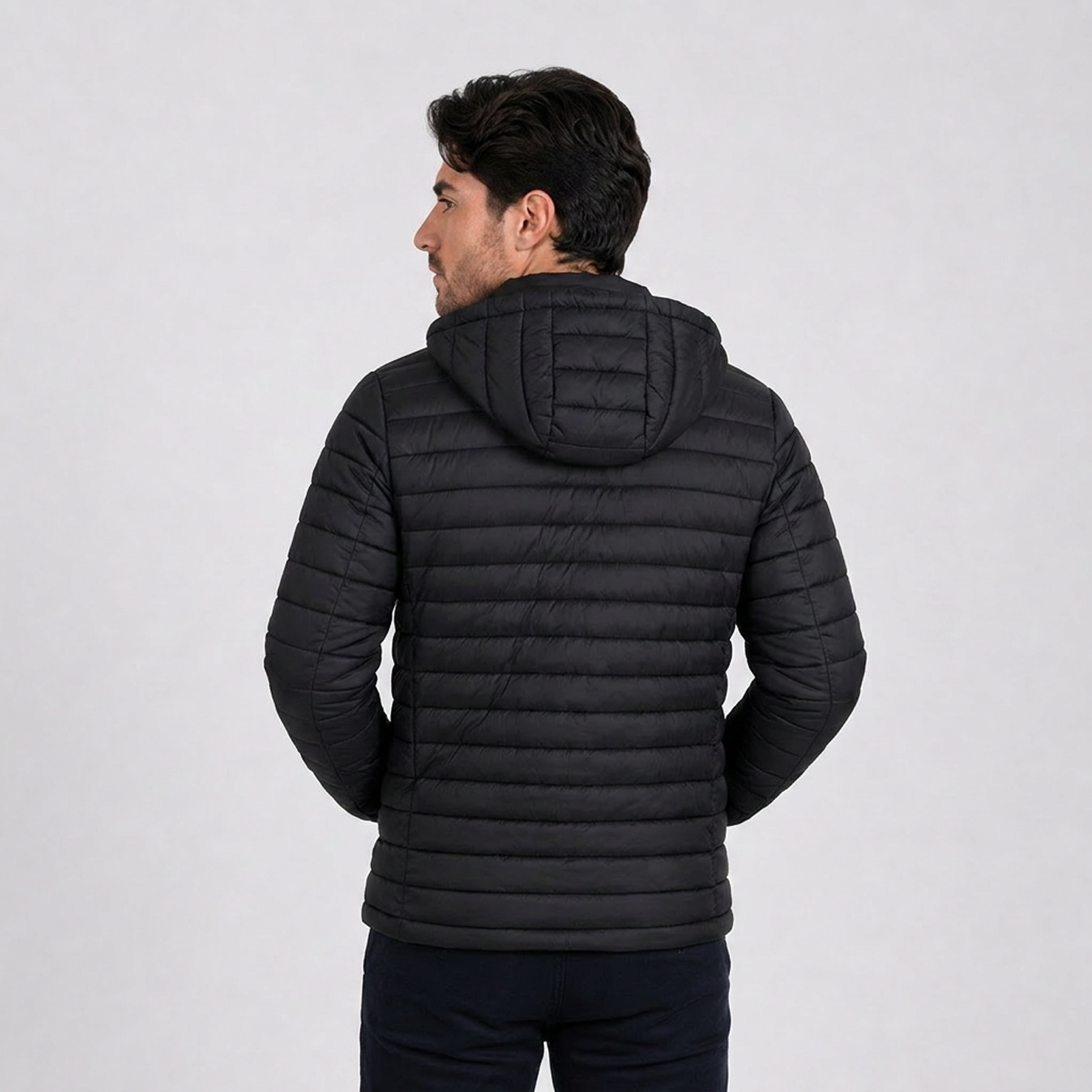 Casaca Puffer Térmica con Capucha para Hombre Modelo 7701