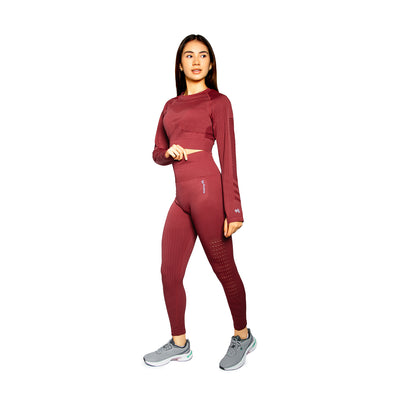 Conjunto Deportivo ActiveWear Guindo Walking YJT8003D