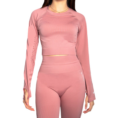 Conjunto Deportivo ActiveWear Rosado Walking YJT8003D alternativo