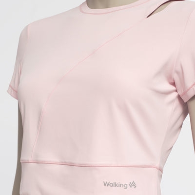 Polo Deportivo Mujer Rosado Walking MSD2032 alternativo
