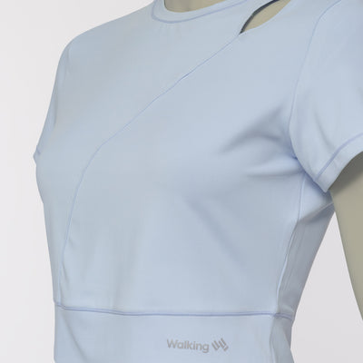 Polo Deportivo Mujer Celeste bebé Walking MSD2032 alternativo