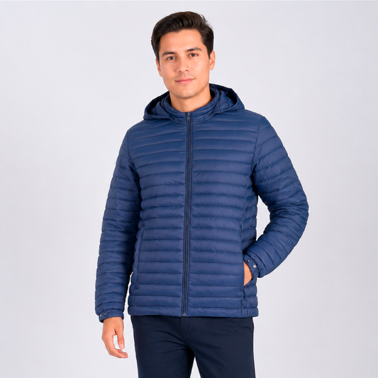 Casaca Puffer Térmica con Capucha para Hombre Modelo 7701