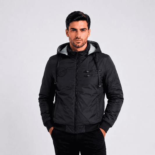 Casaca Reversible para Hombre F8052 Verde/Negro