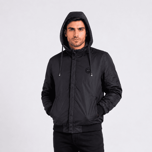 Casaca Reversible para Hombre F8052 Verde Militar/Negro
