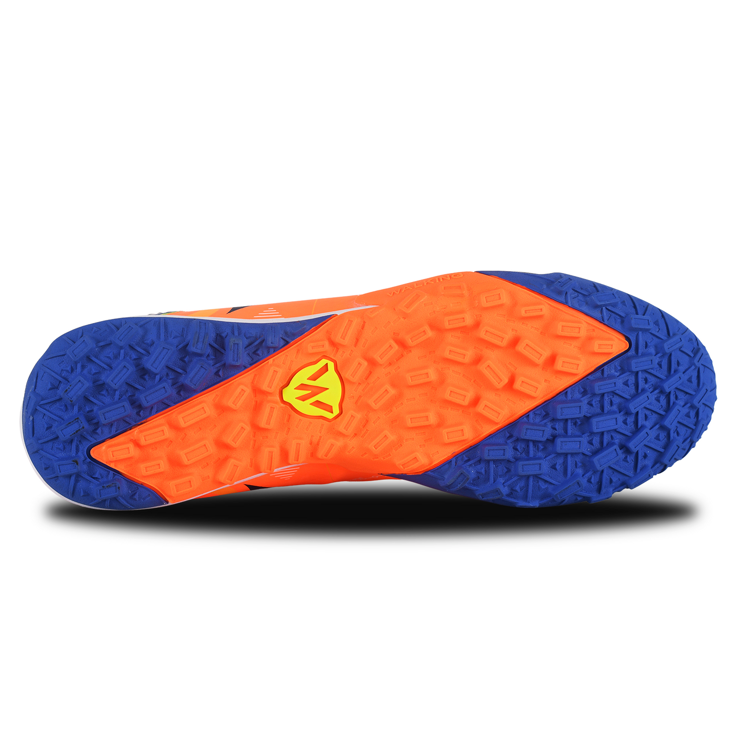 Chimpunes Walking Piso W112M4 Tipo Media Amarillo / Rojo – Zapatillas de Futsal y Losa
