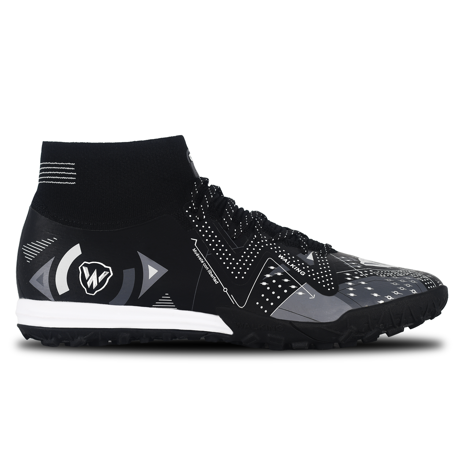 Chimpunes Walking Piso W112M2 Tipo Media – Zapatillas de Futsal y Losa
