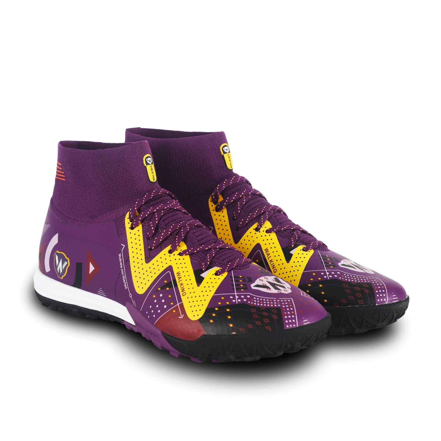 Chimpunes Walking Piso W112M3 Tipo Media – Zapatillas de Futsal y Losa