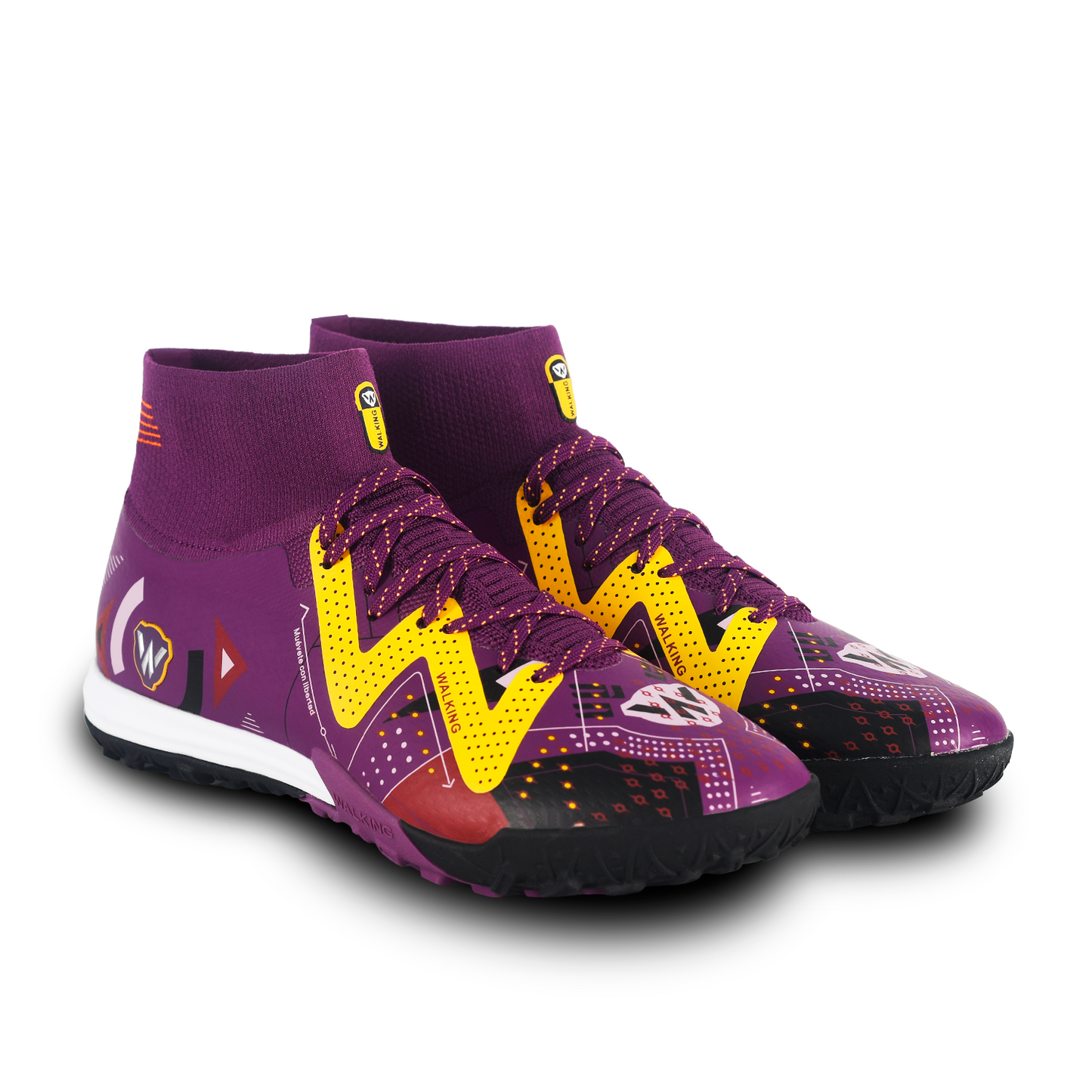 Chimpunes Walking Piso W112M3 Tipo Media – Zapatillas de Futsal y Losa