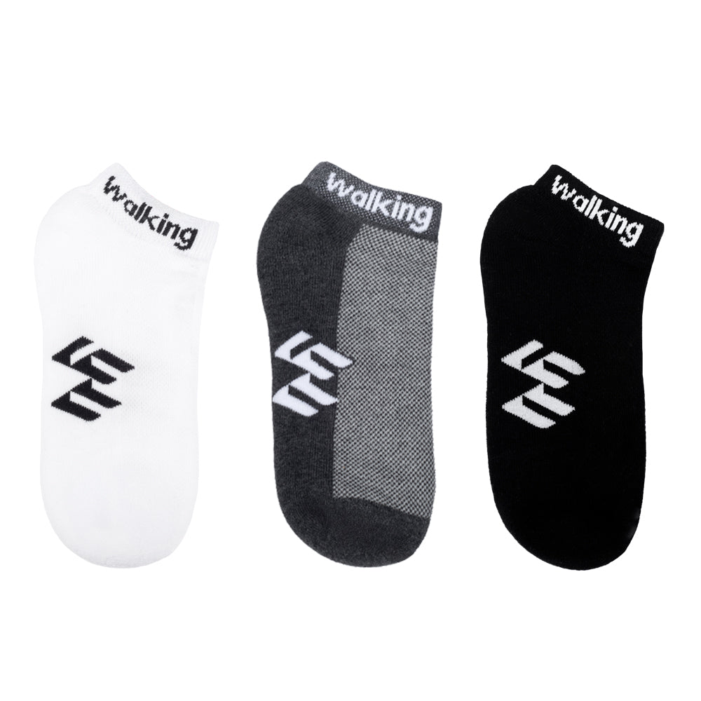 Pack x3 Medias Taloneras Para Damas Walking WALKW-TR-01 – Estilo y Rendimiento - WALKING