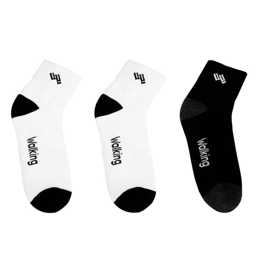 Pack x3 Medias Tobilleras Varón  Walking WALKL-BN-02– Confort y Estilo Deportivo - WALKING