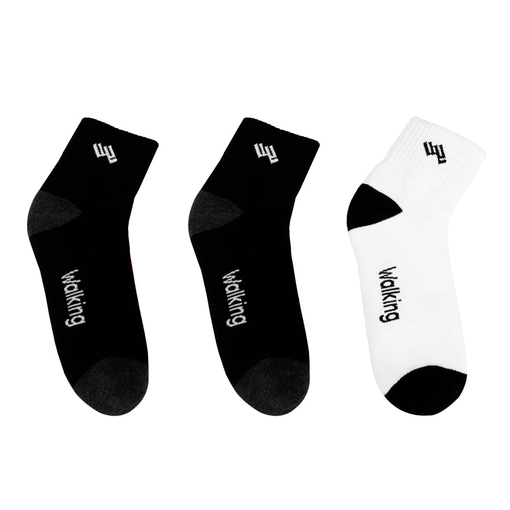 Pack x3 Medias Tobilleras Varón  Walking WALKL-NB-02– Confort y Estilo Deportivo - WALKING