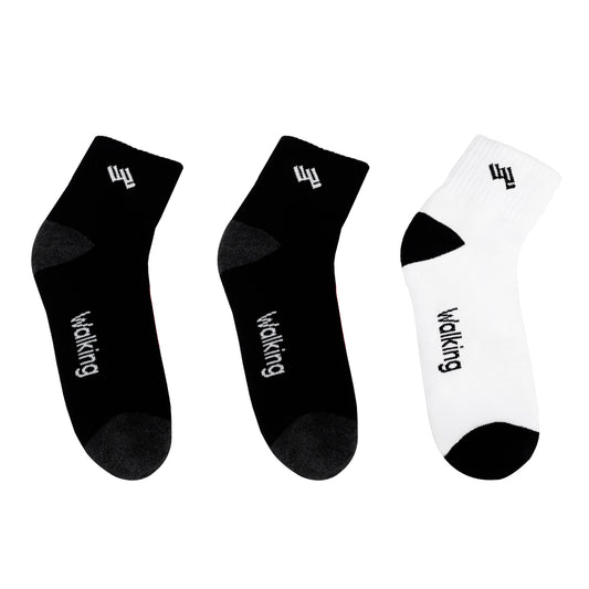 Pack x3 Medias Tobilleras Varón  Walking WALKL-NB-02– Confort y Estilo Deportivo - WALKING