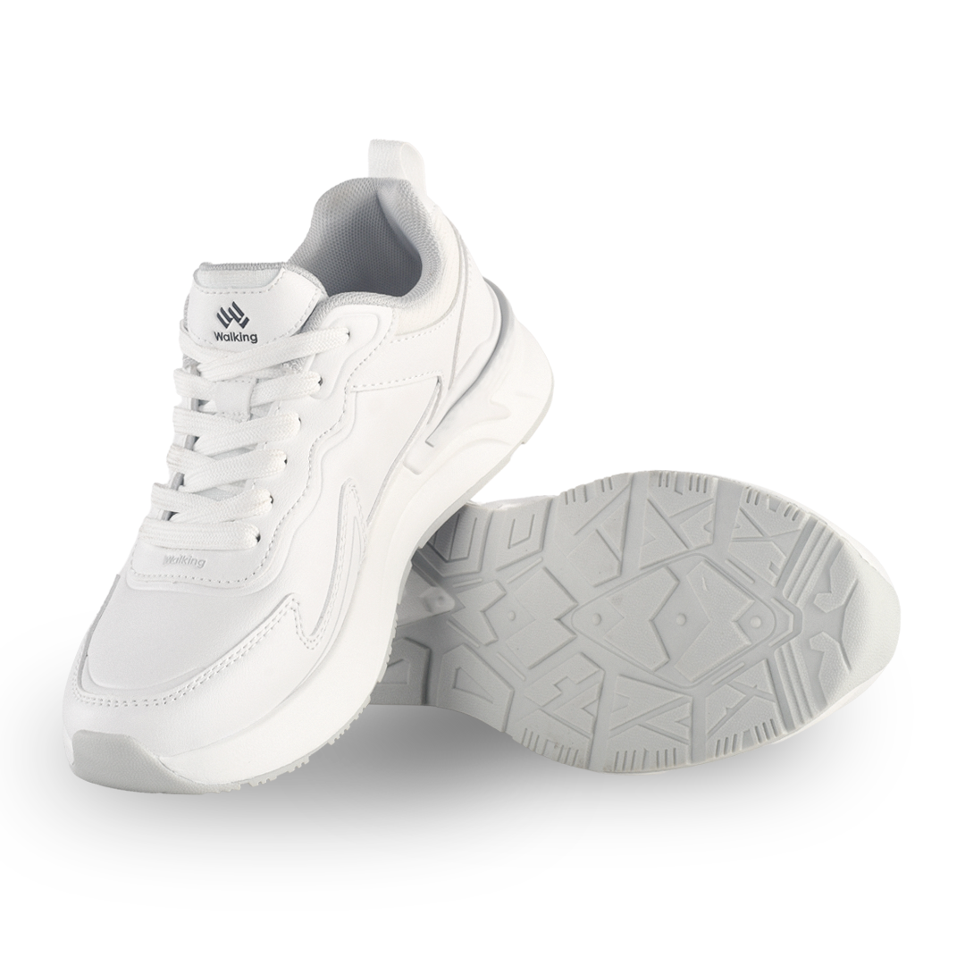 Zapatilla Urbana Mujer Walking New Classic Lite WK324F1 Cuero Sintético