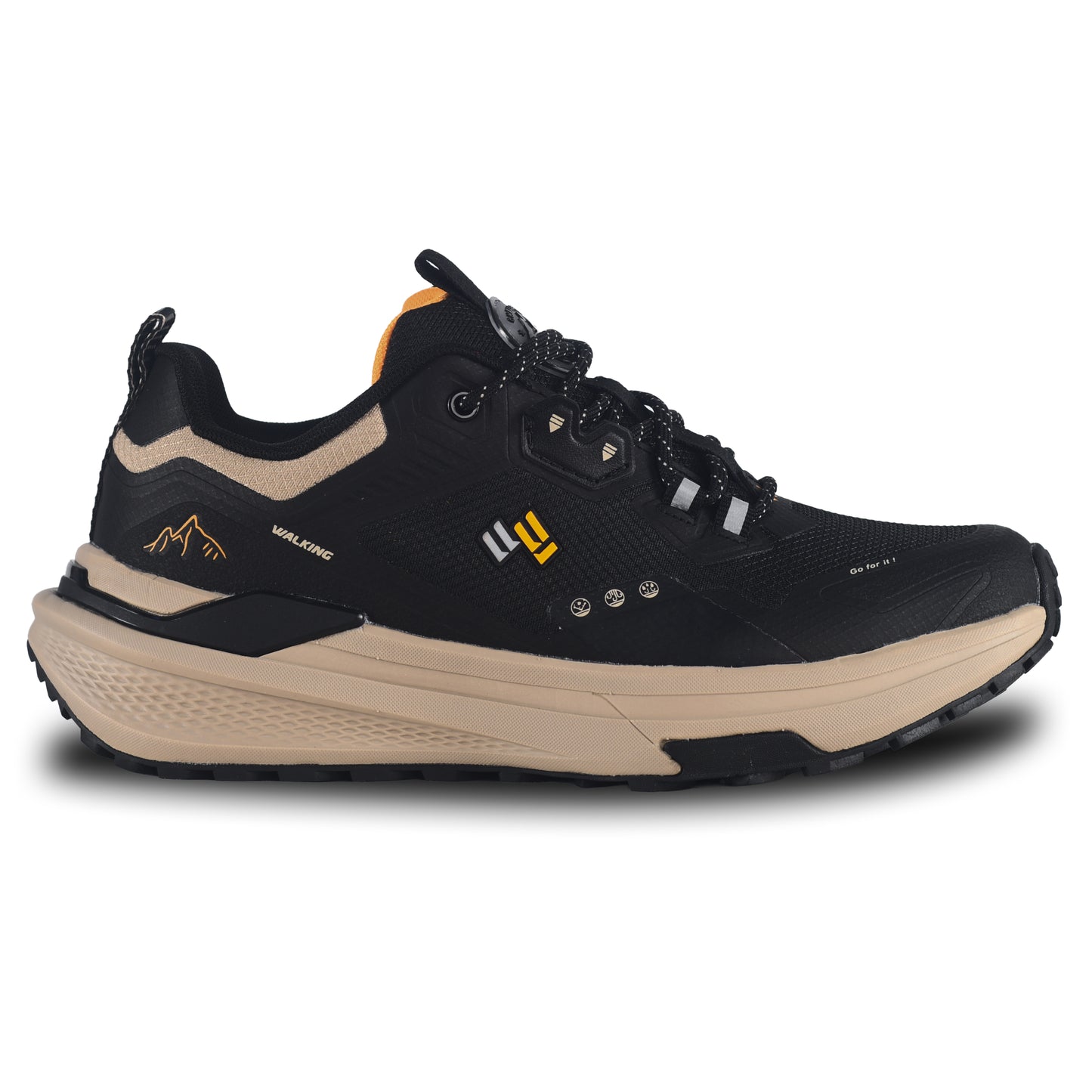 Zapatillas Outdoor Trekking Walking WK290M4 Negro/Beige para Hombre
