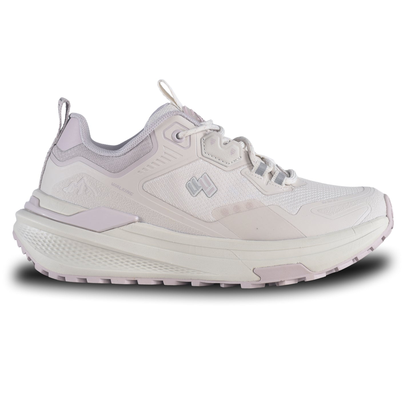 Zapatillas Outdoor Trekking Walking WK290F7 Beige/Lila para Mujer